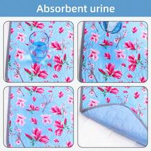 1 件老年人轮椅座垫 - 可机洗、防滑、易清洁、可重复使用护理垫、防漏透气、适合老年人、残疾人和行动不便人士，非常适合夏季使用 - 彩色 - 查看 5