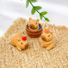 10/20/30Pcs Capybara Figurines Mini Capybara Tiny Resin Capybara Capybara Gifts Little Capybara Miniature Animal Craft Decor For Garden Accessories Landscape Decor(Random Color),Capybara Ornament,Penguin,Capybara Party,Little Animals,Resin Capybara,Platypus,Capybara,Mini Figures