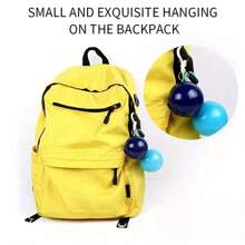 3-9pcs/Set Portable Sphere Waterproof Raincoat, Ultra-Thin Disposable Use Rainponcho Keychain