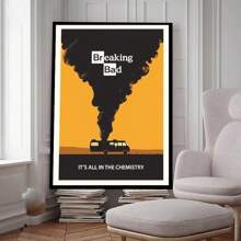 1pc Breaking Bad TV Series HD Poster And Print Character Canvas Painting Wall Art Vintage Living Room Home Decor Poster, Unframed