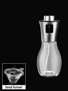 1 pièce Vaporisateur d'huile en verre, élégant diffuseur à brumisation fine pour grillage, salades, cuisson, rôtissage et barbecue, sans PVC, idéal pour les friteuses à air et l'utilisation en cuisine