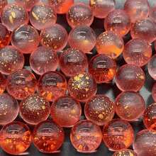 20 颗星光玻璃弹珠：趣味弹珠游戏和家居装饰，客厅，办公室，母亲节，新年，复活节的完美礼物