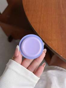 1pc New Solid Color Matte Circular Silicone MagSafe Magnetic Holder With Super Strong Adsorption, Suitable For Women Compatible With IPhone, Android Phone, Gift For Birthday, Family, Friends Push-Pull Phone Grip, Phone Holder, Phone Accessories
