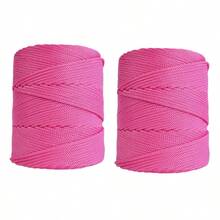 Corda intrecciata colorata di circa 3 mm e 240 g, filo cavo, decorazione artigianale fai-da-te, accessori per borse intrecciate a mano, fibra di poliestere