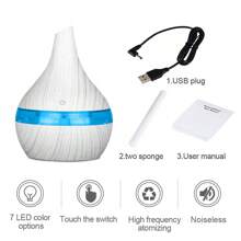 300ml USB Humidifier & Diffuser  Compact, Portable For Travel & Small Rooms