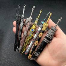 2025 Mini Sword Keychain, Mini Ancient Sword & Sorcery Themed Weapon Accessories, Bai Li Tu Su, Feng Ji Sword, Guang Sword, Ba Xia Sword Model Keychain, Advertising Gifts, Promotional Giveaways, Conference Gifts, Welfare Gifts, Holiday Gifts, Awards & Commemorations