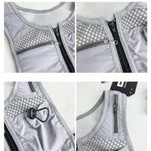 Running Vest - Adjustable Unisex Reflective Vest With Phone Holder And Storage - Lightweight And Durable Running Backpack Alternative - Hydration Vest -Running Safety Gear For Men And Women