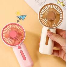 1 pezzo Mini ventilatore portatile alimentato a batterie 2xAAA (batterie non incluse) per il ritorno a scuola