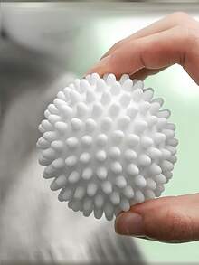 3/6pcs Reusable Laundry Dryer Balls White Plastic Anti Static Fabric Softener Reduces Wrinkles Cleaning Supplies Essential Washing Drying Aid For Soft - Laundry Balls - View 8