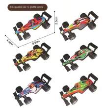 1/3/5pcs F1 Formula Racing Series Alloy Diecast Toy Car, Random Color And Pattern,Back To School