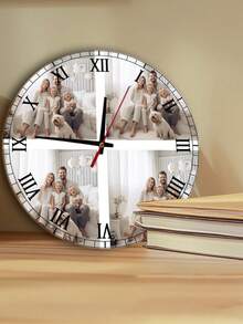 Personalized Custom Photo Wall Clock Unique Family Photo Wall Clock Custom Photo Wall Clock Personalized Photo Wall Clock Family Gift Living Room Wall Clock Custom Photo Wall Clock,Graphic Print