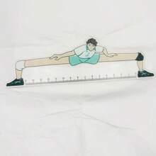 Sanrio 1pc Volleyball Juvenile Red Reed Beijing Governs Big Long Legs Sunward Xiangyang Ruler Animation Anime Solitary Claw Surrounding Sunward Xiangyang Big Long Legs Ruler New Volleyball Juvenile Big Long Legs Ruler Yuedao Firefly,Back To School