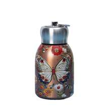 1 件新东方风格卡通保温水瓶，户外便携式带手柄和口袋，车载杯返回学校 - 彩色 - 查看 6