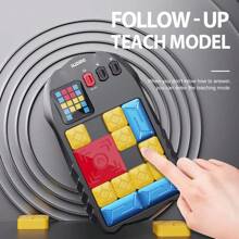 1 set Jeux Klotski, jeu STEM, jeux de puzzle pour adultes - avec plus de 500 niveaux, jeux électroniques pour le cerveau - jouets fidget de voyage, casse-tête amusants pour tous les âges, meilleur cadeau pour Noël, Pâques, anniversaire (2 piles AAA non incluses)