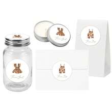 Boho Ba By Clothes 性别揭秘贴纸 性别揭秘派对 - Team B Oy 或 Team G Irl 贴纸 - 彩色 - 查看 4