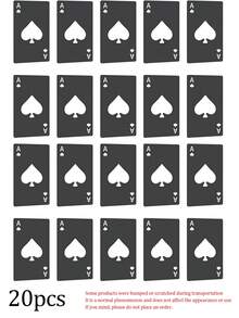 20pcs Metal Creative Playing Card Bottle Opener - Pure Metal Spade A Shape, Suitable For Hotel, Bar, Festival Party, Wedding Gift, Portable Travel Camping Stainless Steel Beer Bottle Opener, Fit In Wallet And Pocket, Party Supplies, Kitchen Accessories, Hotel Purchase - Multicolor - View 10