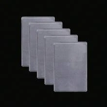 5/10/20 Pcs Clear New Medicare Card Protector PVC Soft Waterproof Plastic Card Holder Transparent Credit Card Sleeve For Business Social Security ID & License Or Cards Card Holder Wallet Business Card Holder Vertical Business Sleeves Frosted ID Protector - Multicolor - View 9