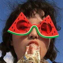 4 件趣味派对眼镜套装 - 夏威夷海滩太阳镜、热带水果自拍道具，适合卢奥宴会、婚礼、毕业典礼、生日和日常防晒