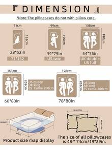 2/3pcs Printed Fitted Sheet Set, Bedding, Bed Sheets Set, Soft And Comfortable Bedding, Skin-Friendly Bed Cover Set, Mattress Protector For Bedroom, Room Decor, For All Season, Fits Twin Full King Queen Size Bed, 1 Fitted Sheet And 2 Pillowcases, Machine Washable, Fathers Day Gift, Birthday Decorations, Grad Party Decor, Fathers Day Decor, Graduation Gift, Birthday Gift - 黃色大號手柄 - 查看 3