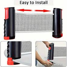 1/2 Sets Table Tennis Racket Set, Portable Table Tennis Set With Retractable Net, Paddles, Balls, Random Color Table Tennis Balls, Suitable For Competition, Daily Leisure, Training, Home Entertainment Games - Multicolor - View 5