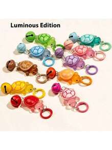 2/10pcs. Turtle Resin Pendant Glow-In-The-Dark Turtle Popular Blind Bag Resin Pendant Turtle Bag Key Chain Couple