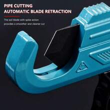 1pc Pipe Cutter Tool, Water Pipe Scissors, PPR Pipe Cutter, Professional Pipe Cutting Shears For Aluminum Plastic, PVC, PE Pipe Cutting, Suitable For Plastic Rubber Soft Hose Cutting, Easy And Labor-Saving For Pipe Renovation And Installation