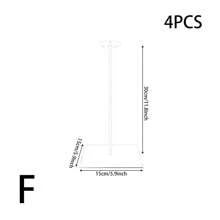 Clear Acrylic Balloon Stand Kit, 80.01 Cm 4pcs Balloon Sticks With Base For Table Centerpiece, Balloon Holder For Birthday Party Shower Graduation Wedding Decor (Balloons Not Included)