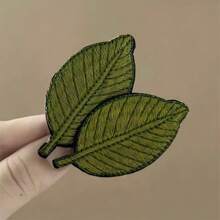 1 Women's Green Leaf Embroidered Hairpin, Sweet Side Clip, Women's Accessories/Hair Accessories, Forest Style Retro Alligator Hair Clip Claw Clips Hair Claws Hair Barrettes