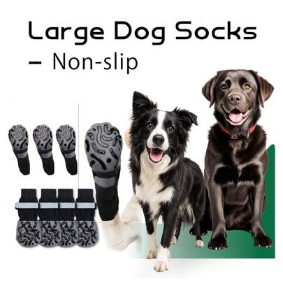 Large Dog Outdoor Travel Casual Protective Socks