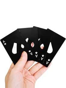 20pcs Metal Creative Playing Card Bottle Opener - Pure Metal Spade A Shape, Suitable For Hotel, Bar, Festival Party, Wedding Gift, Portable Travel Camping Stainless Steel Beer Bottle Opener, Fit In Wallet And Pocket, Party Supplies, Kitchen Accessories, Hotel Purchase - Multicolor - View 6