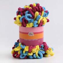 1/4 Pcs 8m Soft Circle Yarn, Thick Yarn For DIY Knitting Dolls, Bags, Sweaters, Blankets, 100g Per Piece - Multicolor - View 49