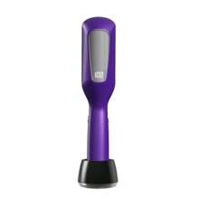 UKLISS (Roxo/Rosa) Aparador Automático de Pontas Duplas, Removedor de Pontas Duplas com Visor LCD, Cabelo Danificado e Quebradiço, Ferramenta de Grooming de Cabelo para Homens e Mulheres, Aparador de Pontas de Cabelo Portátil USB, Máquina de Cortar Cabelo Elétrica Automática, com Suporte