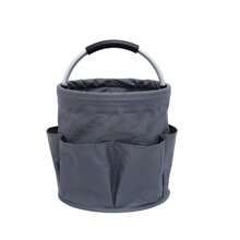 Multi-Taschen Wasserdichter Garten- und Reinigungsprodukt Aufbewahrungsbeutel mit Griff und 6 Fächern, faltbar, für Garten, Badezimmer, Innenbereich (Blau)