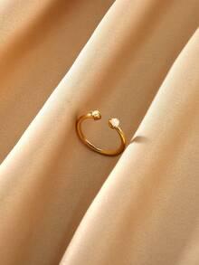 Heart Birthstone Ring, Birthstone Ring, Mothers Jewelry, Bridesmaid Gift, Stackable Ring, Gift For Mom/Mother, Birthday Gift - JZ7300G - View 9