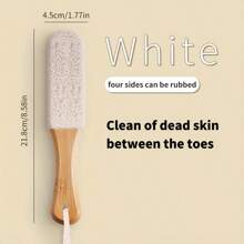 1/2pcs Professional Pedicure Rasp Tool, Foot Cleaner Pedicure, Foot File Pumice Stone, For Dead Skin Crack Heels, Beech Wood Foot File Rasp, Callus Remover, Foot Scrubber, Pedicure Tool, Professional Pedicure Supplies, Removes Dead Skin & Calluses, Foot Care Foot, Rasp Massage, For Men And Women.