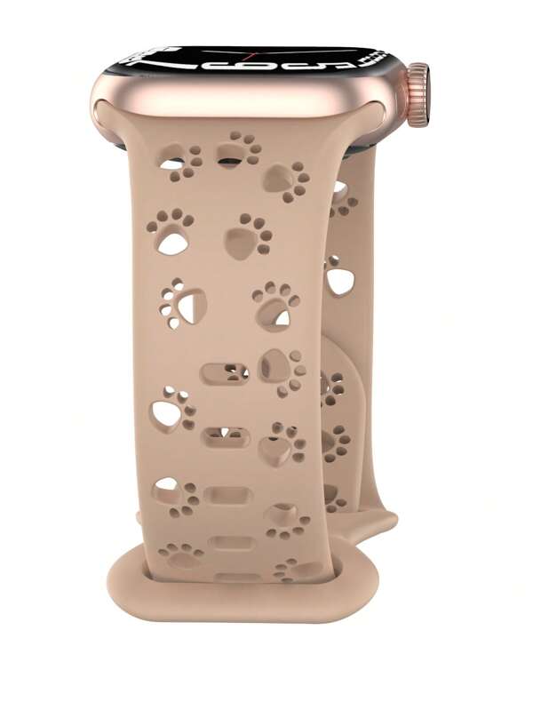 Compatible With Apple Watch Band 38mm 40mm 41mm 42mm 44mm 45mm 49mm, Women/Men Soft Silicone Hollow Sport Replacement Strap Compatible With Apple Watch Series 8 7 6 5 4 3 2 1 SE