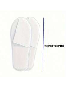 20 Paar Einweg-Hausschuhe, weich und bequem mit rutschfester Sohle, geeignet für Hotels, Zuhause und Reisen - atmungsaktiv mit dicker Polsterung. Isolierung, Galentines, Welpen, Karneval