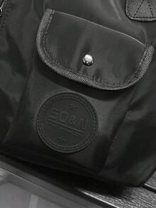 Multifunctional Backpack Waterproof Separation Design Weekender Bag, Large Capacity Casual Travel Gym Hiking Backpack With Dry Wet Compartment, Peach Tree - Multicolor - View 12