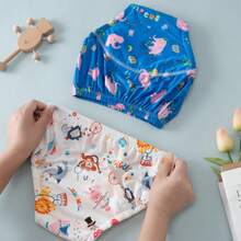 3pcs Baby Breathable Diaper Underwear, Newborn Potty Training Pants, Washable For Boys And Girls, Silk Material For All Seasons, Leak-Proof Absorbent Reusable Diapers, Suitable For Baby Boys And Girls, Multiple Combinations, Essential Baby Items - Multicolor - View 5