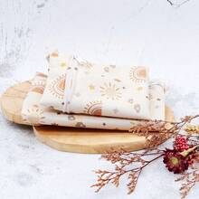 2 Pcs Digital Prints Cloth Diaper Bag Set Zipper Pocket Multi-Functional Washable Bags, For Travel Storage Wet Bags - Multicolor - View 5