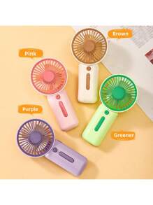 1 pezzo Mini ventilatore portatile alimentato a batterie 2xAAA (batterie non incluse) per il ritorno a scuola