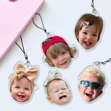 个性化照片手机挂饰、定制照片手机挂饰、母亲节礼物（送给妈妈）、肖像扣头挂饰手机配件（送给奶奶的礼物）、情人节礼物、情人节礼物、送给她的礼物、送给他的礼物、送给妈妈的礼物、送给朋友的礼物、家居装饰、装饰、个性化礼物、定制礼物