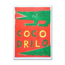 1 件/3 件墙面艺术海报可选框架复古植物动物搭配蒲公英鳄鱼柠檬复古抽象壁画艺术绘画海报和印刷品客厅装饰壁画，无框