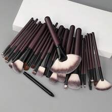 RANCAI 全新26件套酒红色化妆刷套装，带收纳袋 - 眼影刷、粉底刷，全套专业化妆工具，化妆刷套装，化妆刷套装，化妆刷套装，全套化妆刷，化妆刷套装，全套化妆工具，化妆刷套装，化妆刷套装，化妆礼盒套装