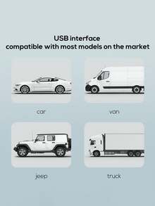 1pc Car Cooling Fan Vehicle Rear Headrest Fan Speed Adjustable USB Plug-In Bladeless Powerful Electric Air Circulation Fan - Black - View 11