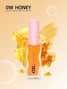 MSFLIBNH 1/2/6 piezas Aceite labial de 8ml con esencia de fruta y miel, de larga duración, hidratante y que atenúa las líneas de los labios, brillo labial transparente perlado. Regalo para mamá. Se enviarán aleatoriamente 2 estilos de empaque sin afectar el uso.