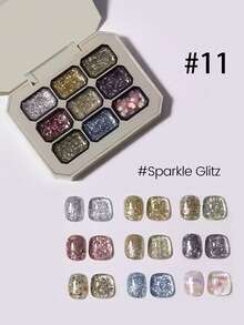 马卡龙 9 色固体绘画凝胶指甲油套装，渐变色凝胶指甲油海绵凝胶指甲油适用于渐变色指甲 Aura Nails，法式美甲 DIY 美甲，女士女孩美甲设计 - 彩色 - 查看 20