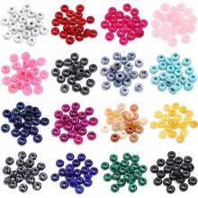 6 件/包天然大孔扁圆形算盘珠，14 毫米，多种款式可选，时尚休闲复古手工 DIY 珠子，适用于手链项链珠宝吊坠制作 - 彩色 - 查看 7