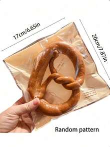 50/100个装面包袋烘焙吐司自粘袋泡芙甜甜圈餐袋密封袋自粘密封烘焙袋 - 非常适合存放面包、羊角面包、饼干、曲奇、蛋糕等！餐厅厨房用品（图案随机） - 彩色 - 查看 17