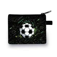 Coin Wallet In Colourful-Red/Blue/Black Festive Astronaut Printed Coin Wallet - Casual Style, Polyester Material - Multicolor - View 18